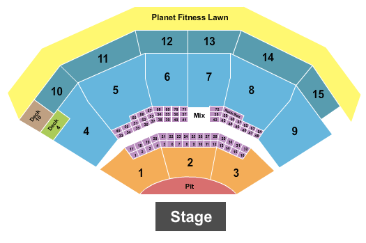 PNC Music Pavilion Riley Green Seating Chart